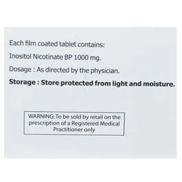 Niacin NF Tablet | Uses, Side Effects, Price | Apollo Pharmacy