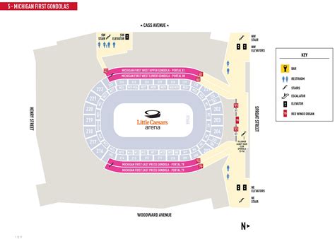 Little Caesar Arena Venue & Parking Maps | 313 Presents