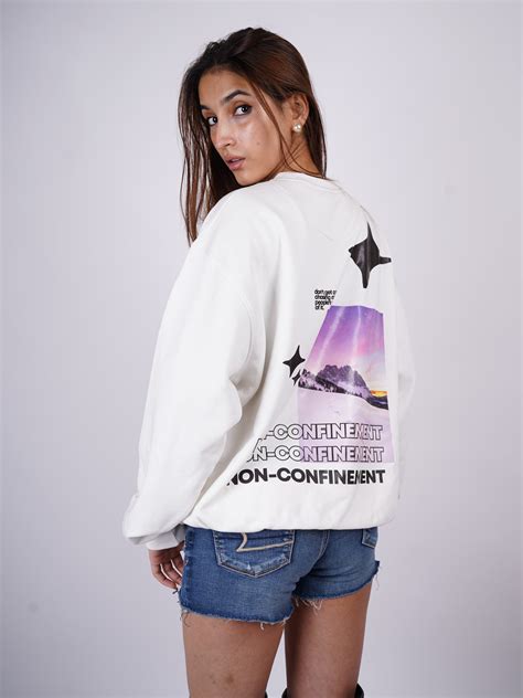 Non:Confinement : Heavyweight Baggy Sweatshirt For Men And Women ...
