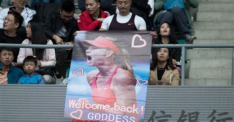 Doping ban doesn’t matter: Fans flock to see ‘goddess’ Maria Sharapova ...