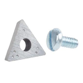 Shark 060-6 Accu-Turn Style Positive Rake Bit for Disc/Drum Lathes, 6 ...