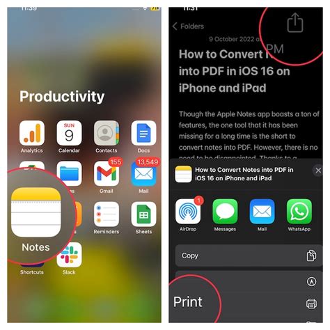 Image result for Creating PDF with iPhone iPad Notes App