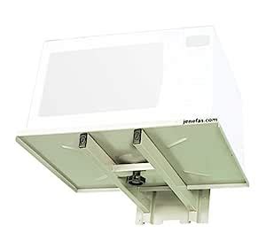 ' Jenefas ' Heavy Duty Steel Wall Mount for Micro Oven (Off White ...