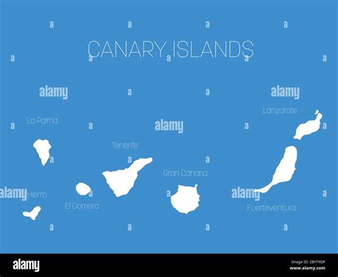 Canary islands map hi-res stock photography and images - Alamy