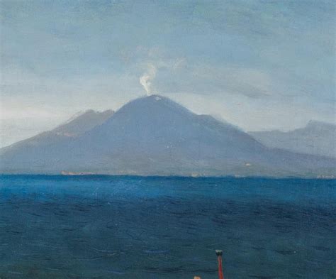 Olof Arborelius - 19th Century landscape oil painting of the Bay of ...