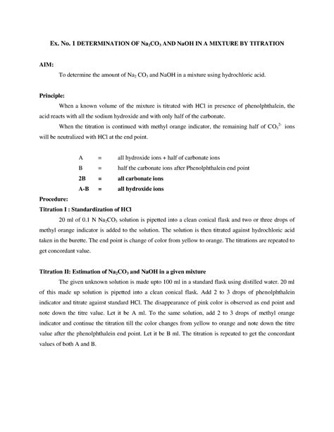 Corrected Lab Manual for reference for practical - Ex. No. 1 ...
