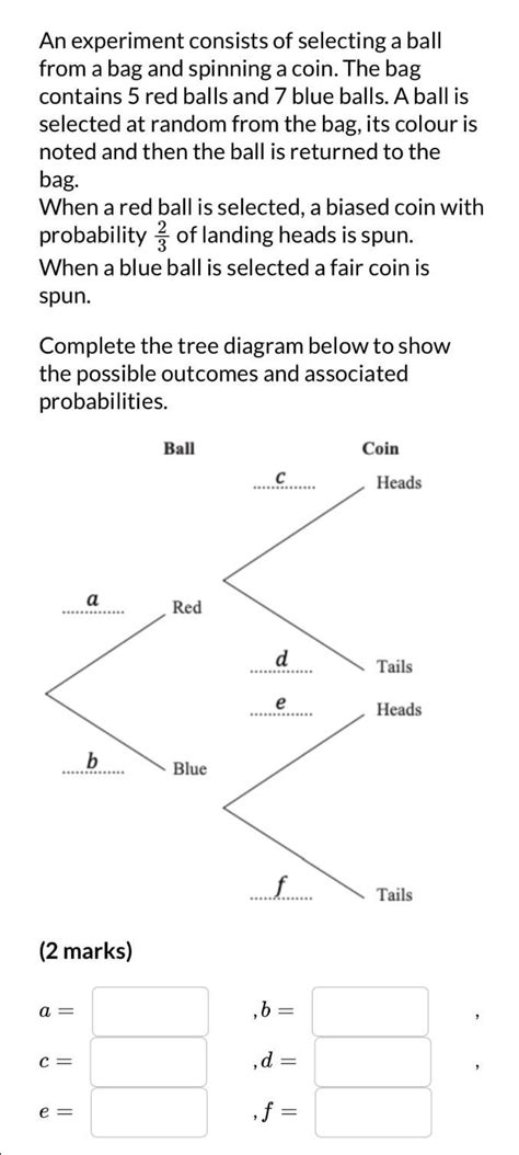 Image result for GCSE Maths Probability Trees