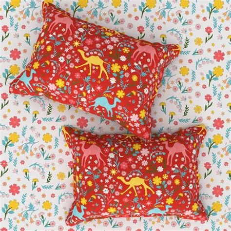 Buy BICHAUNA Amelia Plus Cotton 120TC Floral Printed 3Pcs Super King ...