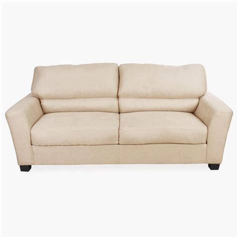 Buy Amber Fabric 3-Seater Sofa - Beige from Home Centre at just INR 51200.0