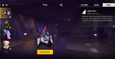 How To Get New Fang Pet In Free Fire MAX For Free