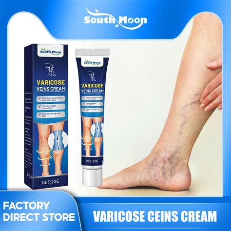 South Moon Herbal Varicose Veins Relief Cream Vasculitis Phlebitis Spider Pain Relief Ointment ...