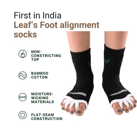 Foot Alignment Socks For Improved foot Wellness and shape – LEAF ORTHO