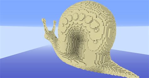 Minecraft Snail Statue Tutorial 的图像结果