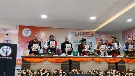 BJP launches poll manifesto, to establish Eastern Nagaland Development ...