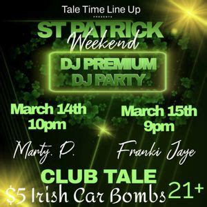 Whales Tale Paddy’s Weekend Shenanigans 🍀, Tale Taggin 419 , Toledo, 14 ...
