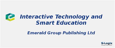 Interactive Technology and Smart Education Emerald Journal Impact ...