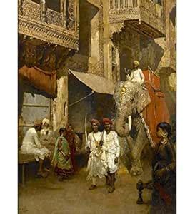 Tallenge Modern Masters Collection - Promenade on an Indian Street by ...