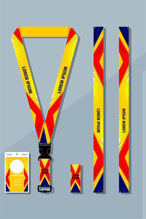 Lanyard template Vectors - Download Free High-Quality Vectors from ...
