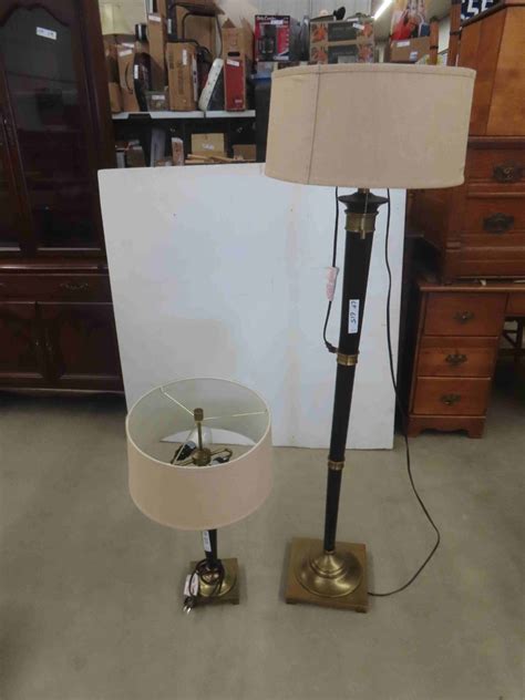 Floor lamp & Matching Table lamp