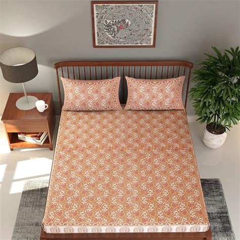 EK by Ektaa Kapoor - Kingsize Bed, Bedsheet Set (270 cm x 230 cm) with ...