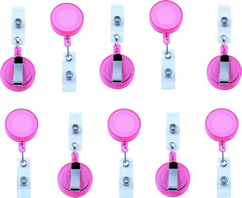 Amazon.com : 3 Pack Retractable Badge Holders, Lanyards for Id Badges ...