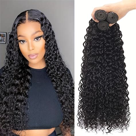 Water Wave Bundles Human Hair Wet Wavy Hair Weave Bundles - Temu ...
