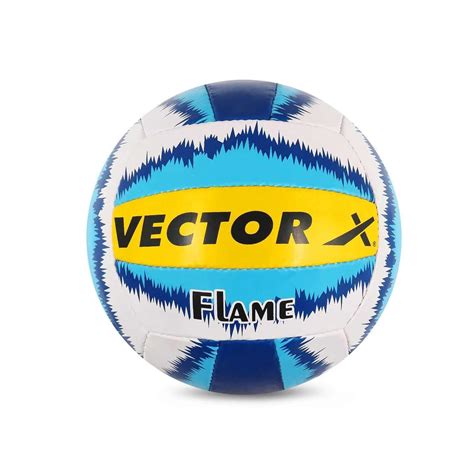 Vector X 18 Panel Flame Rubber Hand Stitched Indoor/Outdoor Volleyball