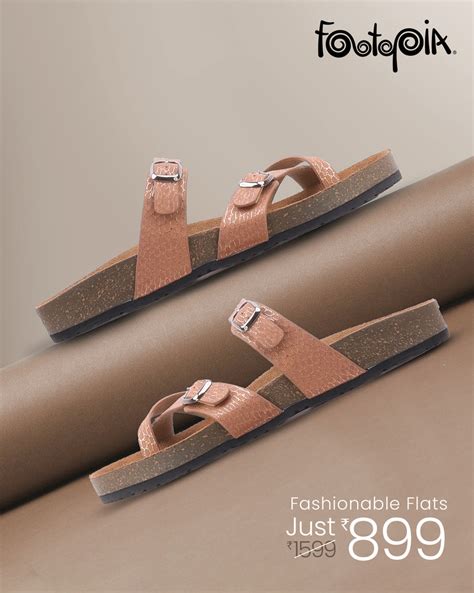 One Toe Flats with Buckles - S6275 – FOOTOPIA