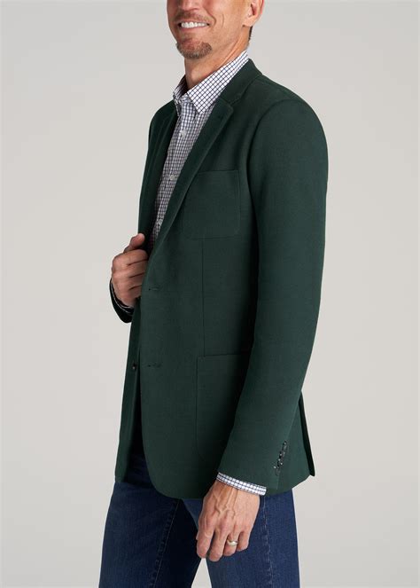 Dark Green Blazer Men