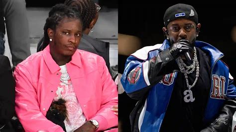 Kendrick Lamar Rarely Collaborates Because Of His Ego - Young Thug ...