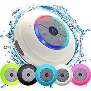 Guppy Water Resistant Bluetooth LED Shower Speaker FM Radio TF Card ...