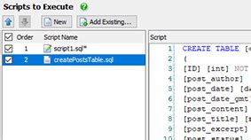 SQL Multi Script 的图像结果