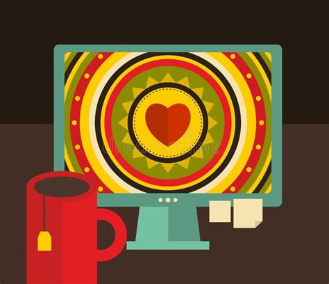 Retro Computer Illustration 的图像结果