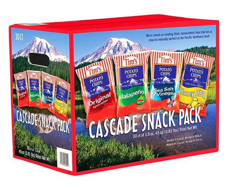 Tim's Cascade Style Potato Chips, Variety Pack, 30 Count - LifeIRL