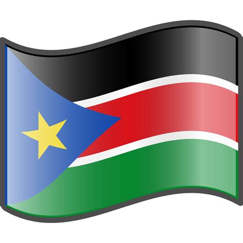South Sudan Flag, National Emblem, Country Symbol Transparent