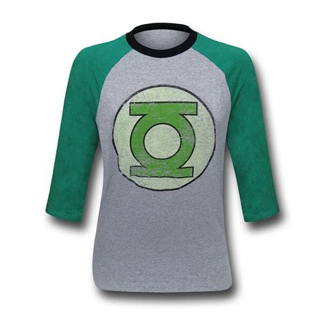 Green Lantern Symbol Men's Baseball T-Shirt