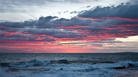 Atardecer en la playa Fondo de pantalla 4k HD ID:10873