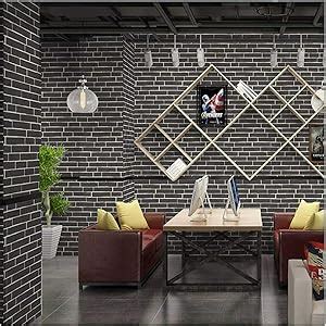 JAAMSO ROYALS Grey Brick StoneRemovable Peel and Stick Wallpaper,Wall ...