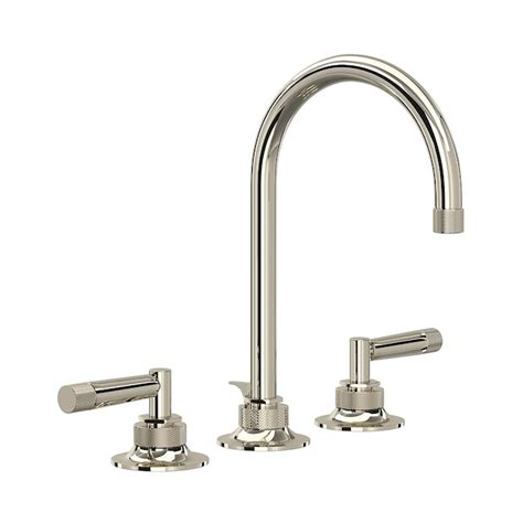 Rohl Polished Nickel Widespread 2-Handle Bathroom Sink Faucet with ...
