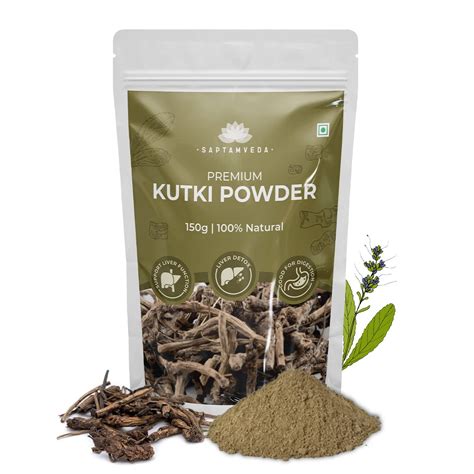 Buy SAPTAMVEDA Premium Kutki Powder, 150 Gm - Liver Support & Detox ...