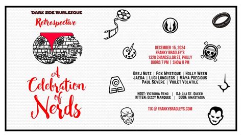 Dark Side Burlesque’s Retrospective: A Celebration of Nerds, Franky ...