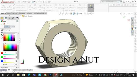 Image result for SolidWorks Tutorials to Draw a Nut
