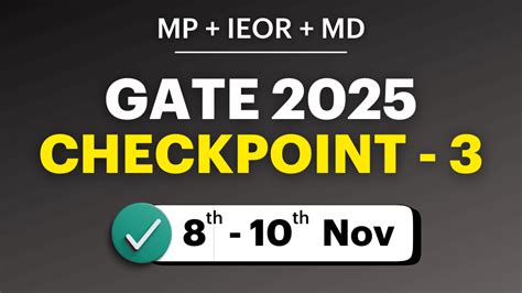 GATE CheckPoint Tests