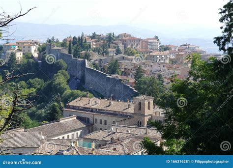 Panorama from Porta Sole, Perugia Stock Image - Image of perugia ...