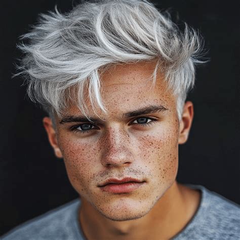 Silver Color Hair for Men: A Modern Statement