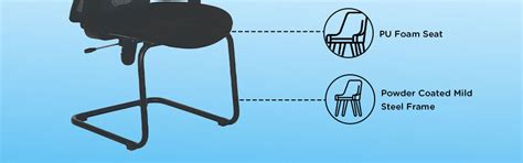 Buy Nilkamal Alba Mid Back Visitor Chair (Black) Online In India