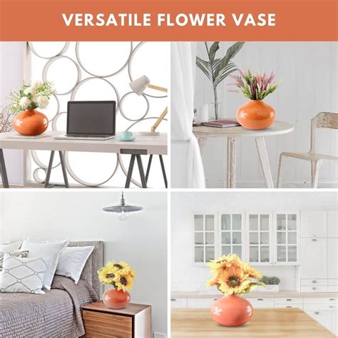 Metal Flower Vase | Rusty Orange – Behoma