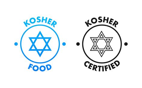Premium Vector | Kosher food product sign label sticker Certified kosher sign Vector stock ...