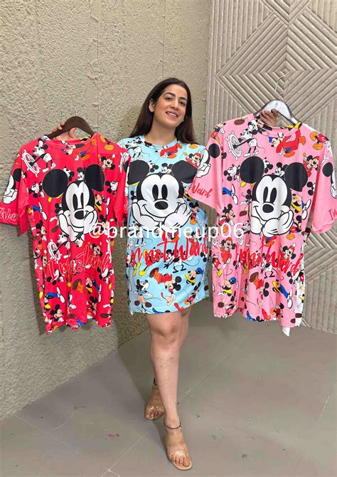 Cartoon Tshirt Dress (DRESS-255) – Brand Me Up