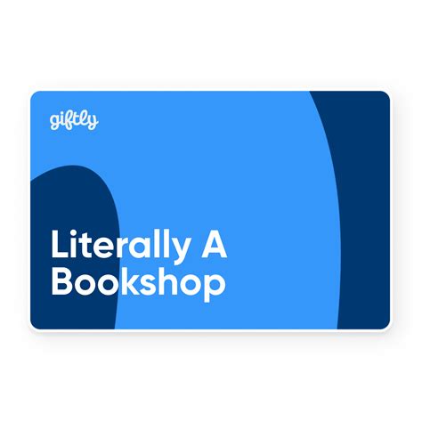 Literally A Bookshop Giftly - Beautiful Gift Card Alternative